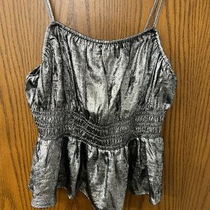 Old Navy silver camisole